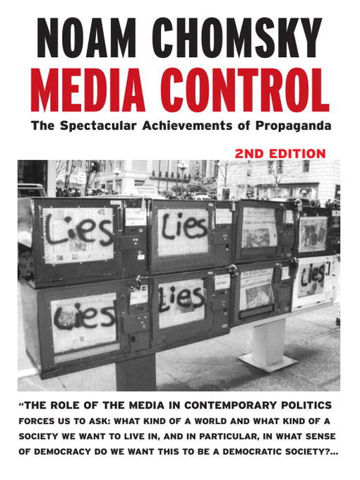 Title details for Media Control by Noam Chomsky - Available